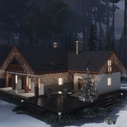 vidaXL LED lampiņu aizkars, 10 m, 400 silti baltas LED, 8 funkcijas