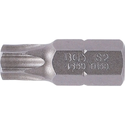 Skrūvgriežu uzgalis - T50 Uzgalis ,Torx, ar caurumu - 3-8" Stiprinājums - 30 mm Garums