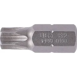 Skrūvgriežu uzgalis - T50 Uzgalis ,Torx, ar caurumu - 3-8 Stiprinājums - 30 mm Garums