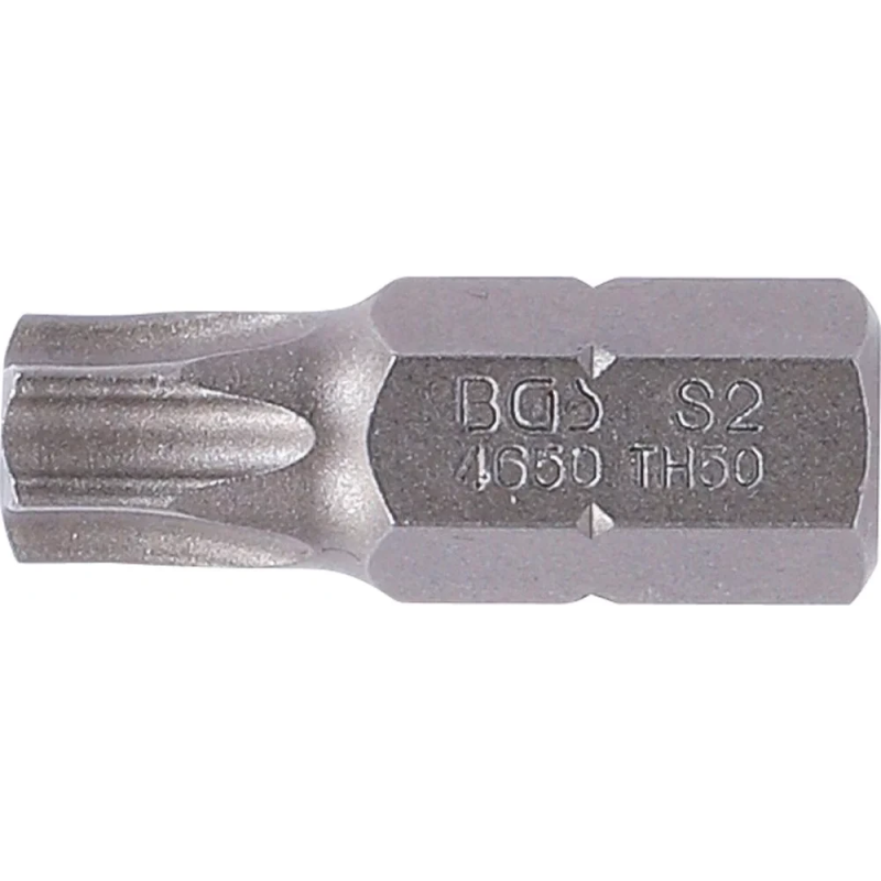 Skrūvgriežu uzgalis - T50 Uzgalis ,Torx, ar caurumu - 3-8" Stiprinājums - 30 mm Garums