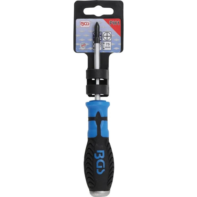 Skrūvgriezis ar 1-4 savienojumu - PH1 izmērs - 75 mm asmeņa garums