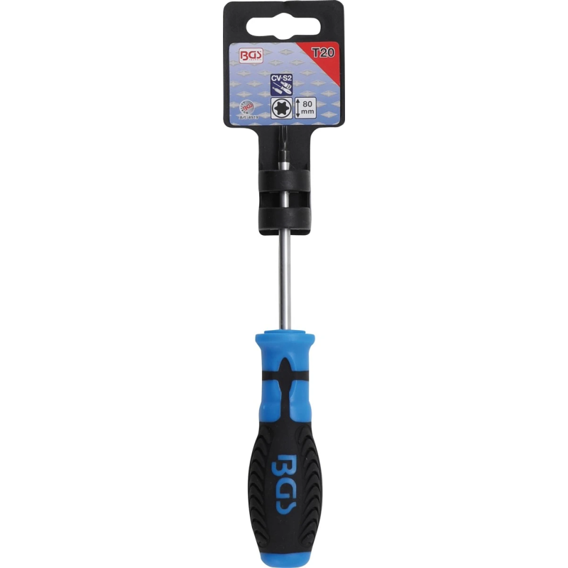 Skrūvgriezis Torx - T20 izmērs - 80 mm asmeņa garums