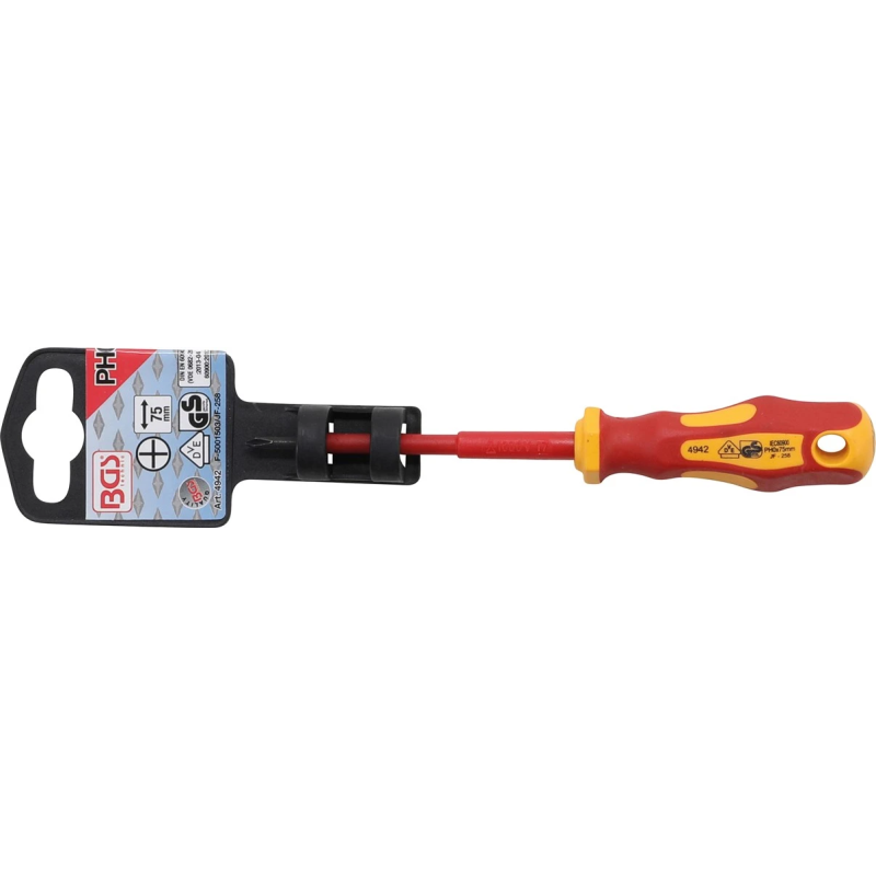 VDE skrūvgriezis - PH0 izmērs - 75 mm asmeņa garums