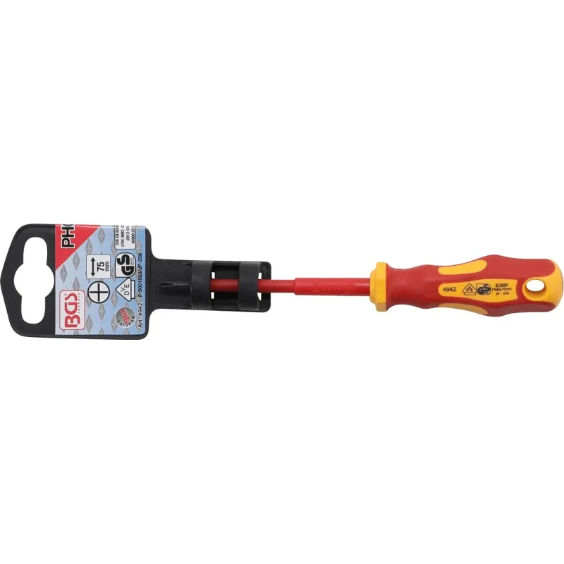 VDE skrūvgriezis - PH0 izmērs - 75 mm asmeņa garums