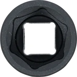 Impact Socket, Hexagon - 12.5 mm ,1-2, Drive - 22 mm