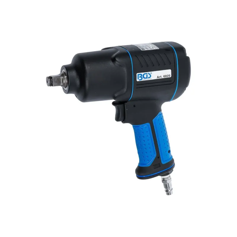 Pneimatiskā trieciena uzgriežņu atslēga ar muciņu komplektu - 1200 Nm - 1-2 savienojums