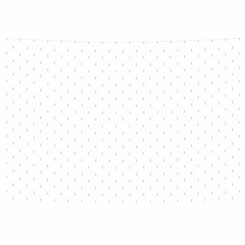 vidaXL Ziemassvētku lampiņu tīkls, 3x2 m, 204 silti baltas LED