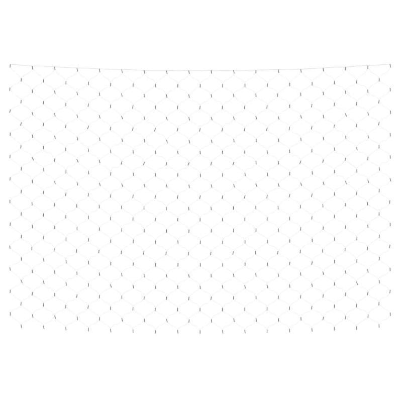 vidaXL Ziemassvētku lampiņu tīkls, 3x3 m, 306 silti baltas LED