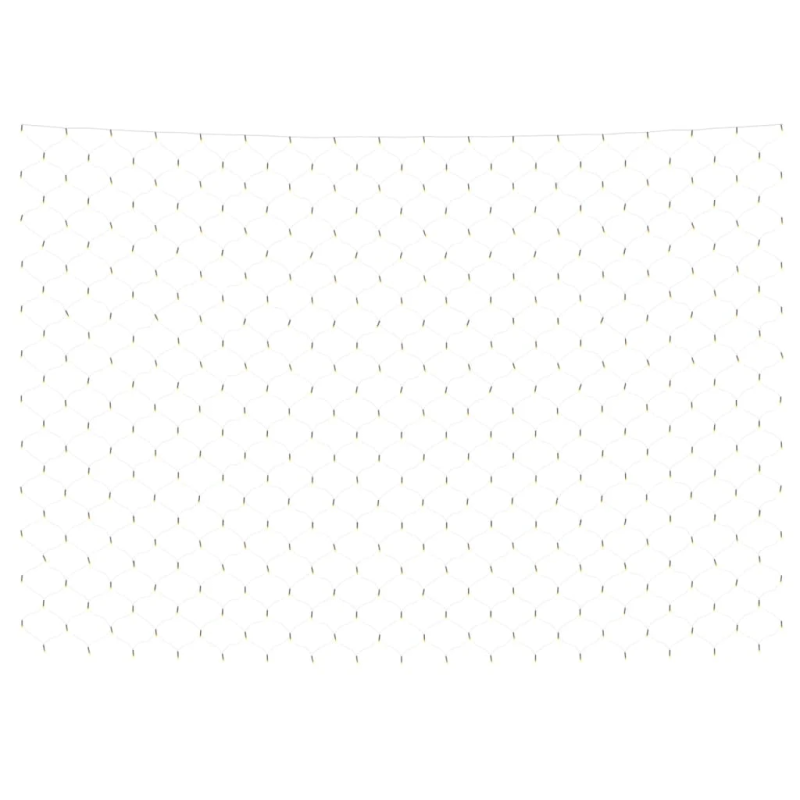 vidaXL Ziemassvētku lampiņu tīkls, 4x4 m, 544 silti baltas LED