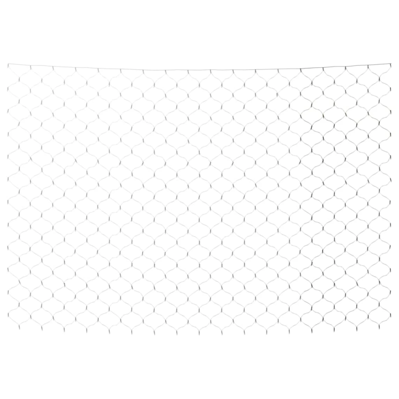 vidaXL Ziemassvētku lampiņu tīkls, 4x4 m, 544 vēsi baltas LED