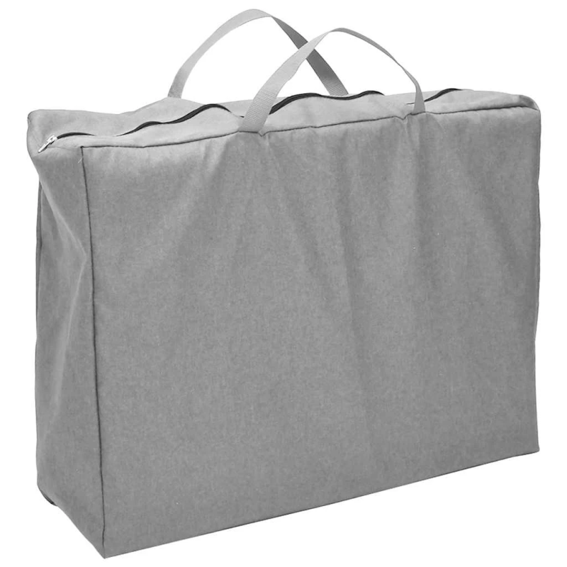 vidaXL bērnu sētiņa ar matraci, gaiši pelēks lina audums