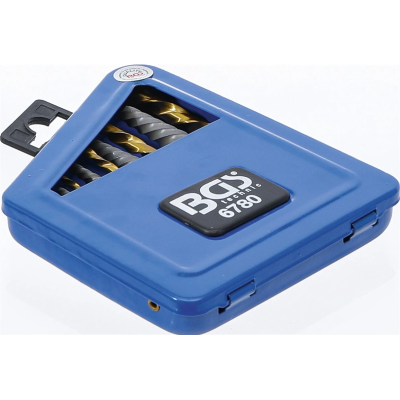 6780 Skrūvju izgriezēju un kreiso urbju komplekts HSS BGS