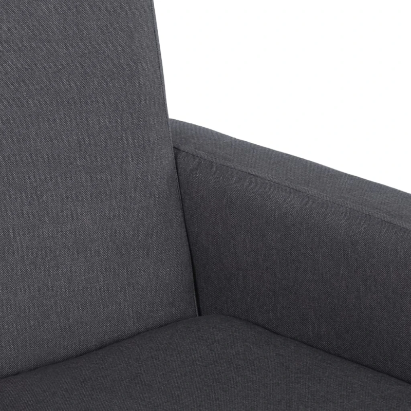 vidaXL šūpuļkrēsls, tumši pelēks audums