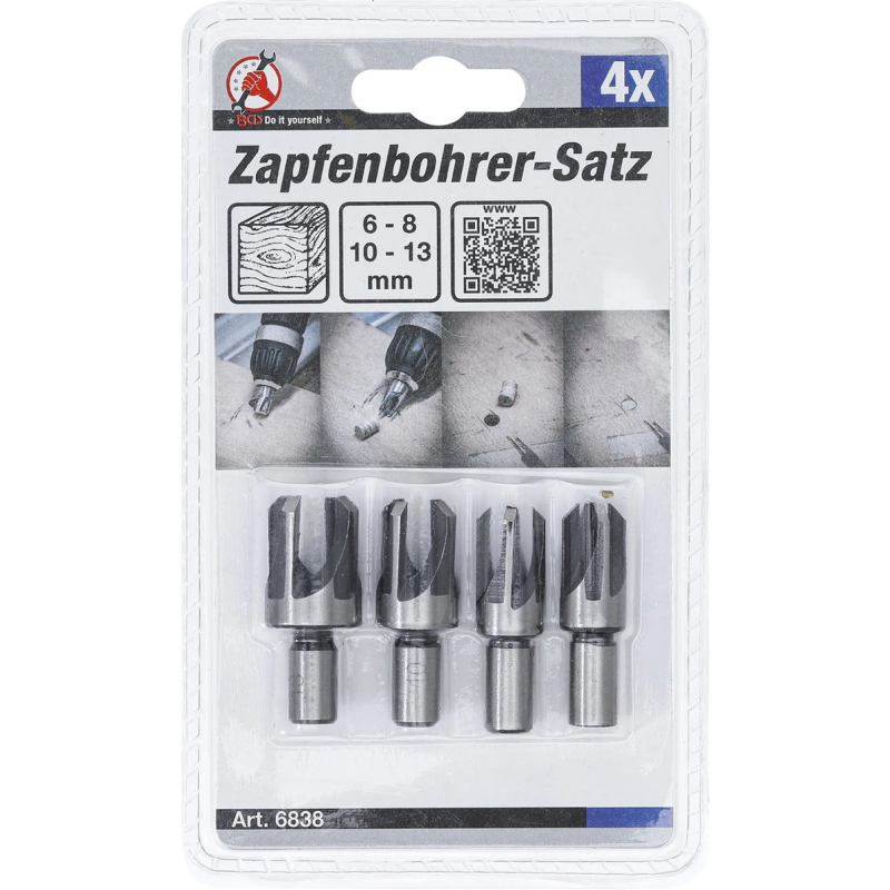 Urbju komplekts tapu izveidei - 6 - 8 - 10 - 13 mm - 4 gab.