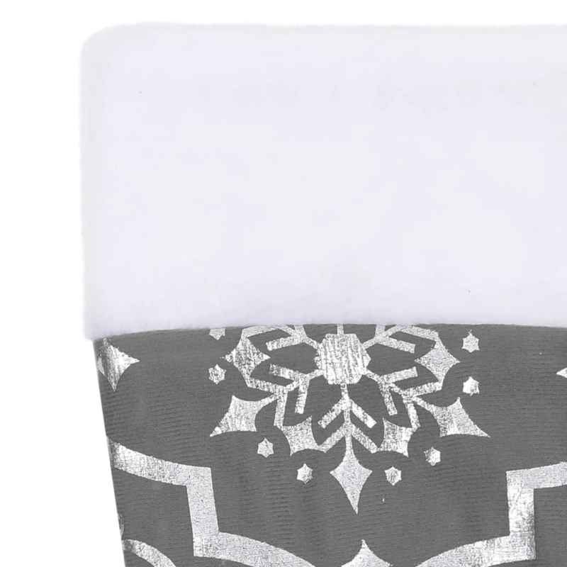 vidaXL Ziemassvētku egles pamatnes paklājs un zeķe, 90 cm, audums