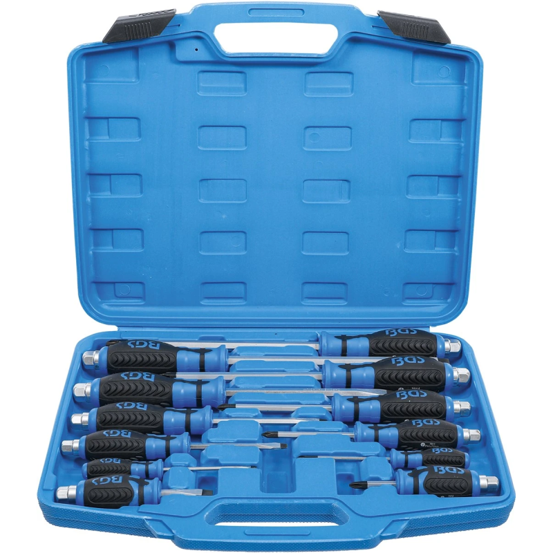 Skrūvgriežu komplekts koferī - 12 gab.