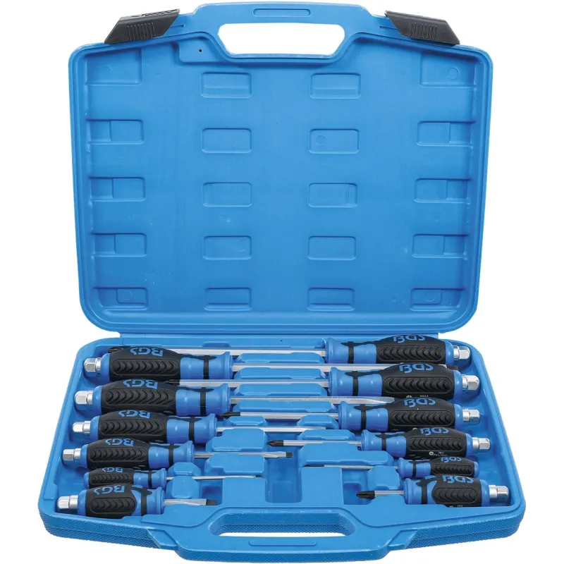 Skrūvgriežu komplekts koferī - 12 gab.