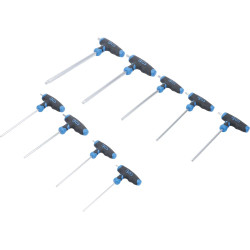 8485 9gb Skrūvgriežņu kompl. T-rokt. TORX T10-T50 BGS