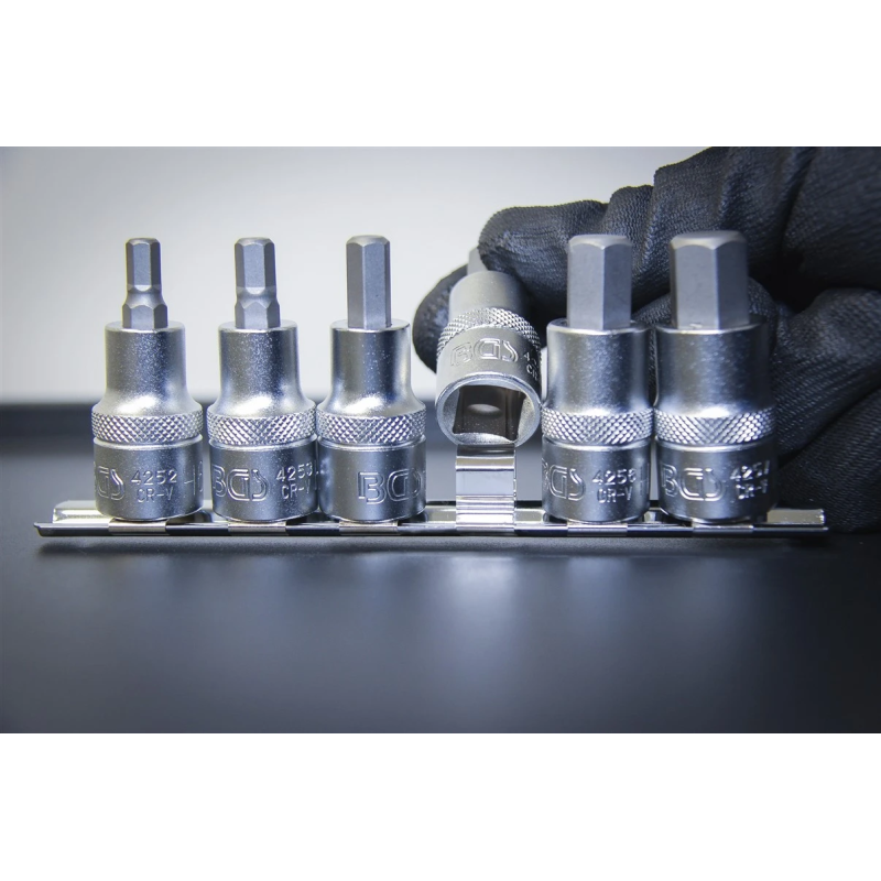 8887 6-stūra muciņu. kompl. 6-14mm 1-2mm BGS