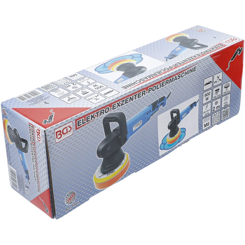 Elektriskais ekscentriskais pulētājs - Maks. 6000 apgr.-min - 900 W