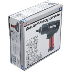 Air Impact Wrench - 12.5 mm ,1-2, - 940 Nm