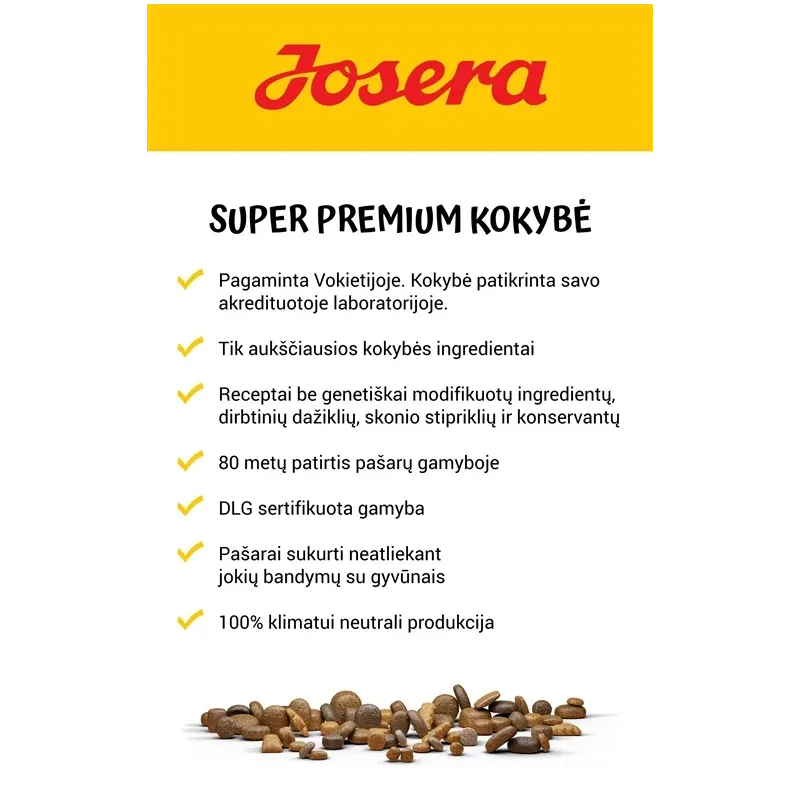 Sausā kaķu barība Josera Kitten Grainfree, mājputnu gaļa, 2 kg