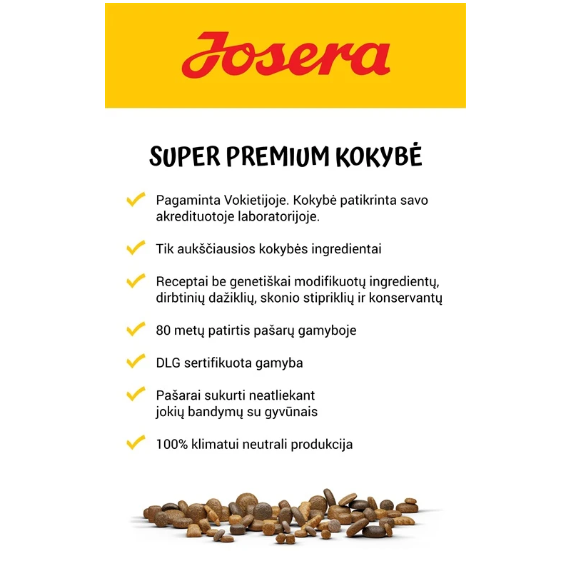 Barība sausā kaķiem josera grainfree 2kg