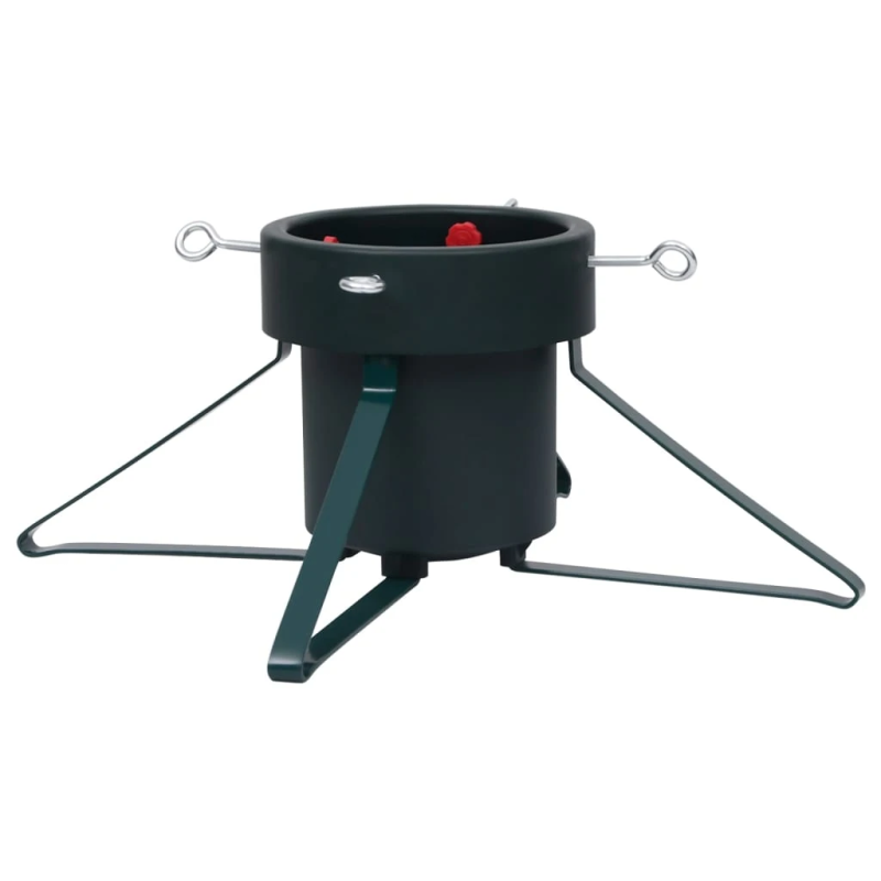 vidaXL Ziemassvētku egles statīvs, melns, 46x46x19 cm