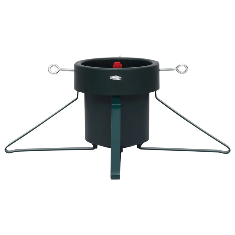 vidaXL Ziemassvētku egles statīvs, melns, 46x46x19 cm