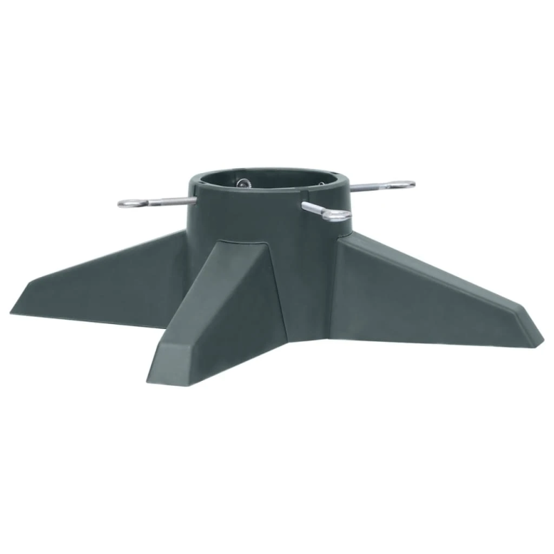 vidaXL Ziemassvētku egles statīvs, zaļš, 55,5x55,5x15 cm