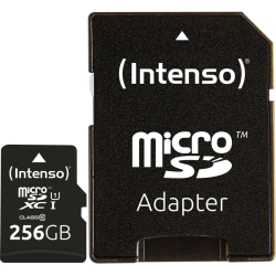 Kortelė atminties intenso micro sdxc 256 gb