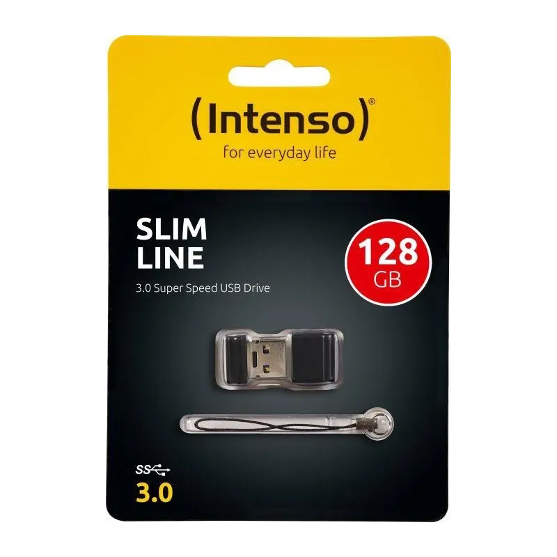 USB zibatmiņa Intenso Slim Line, 128 GB