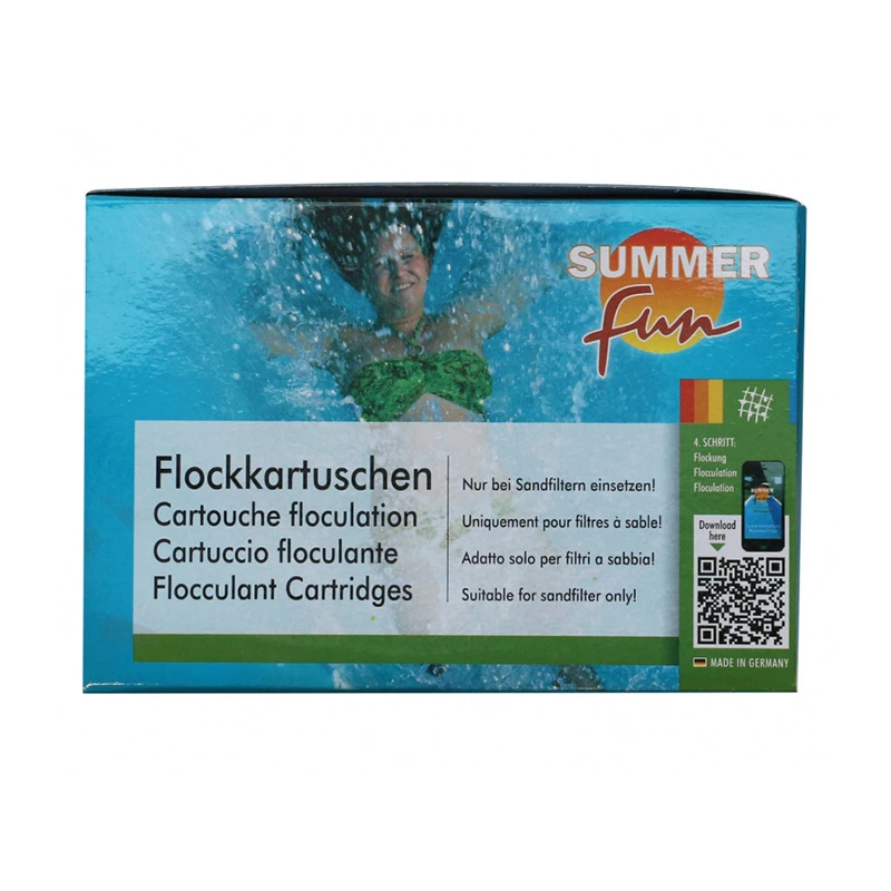 Baseinu flokulants kasetnē 1kg