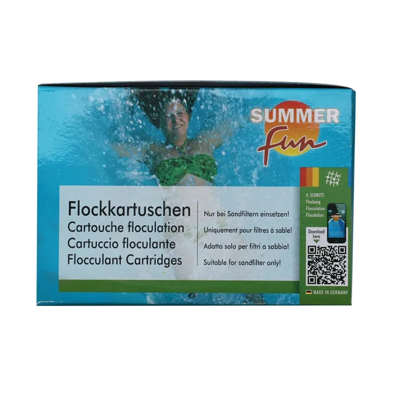 Baseinu flokulants kasetnē 1kg