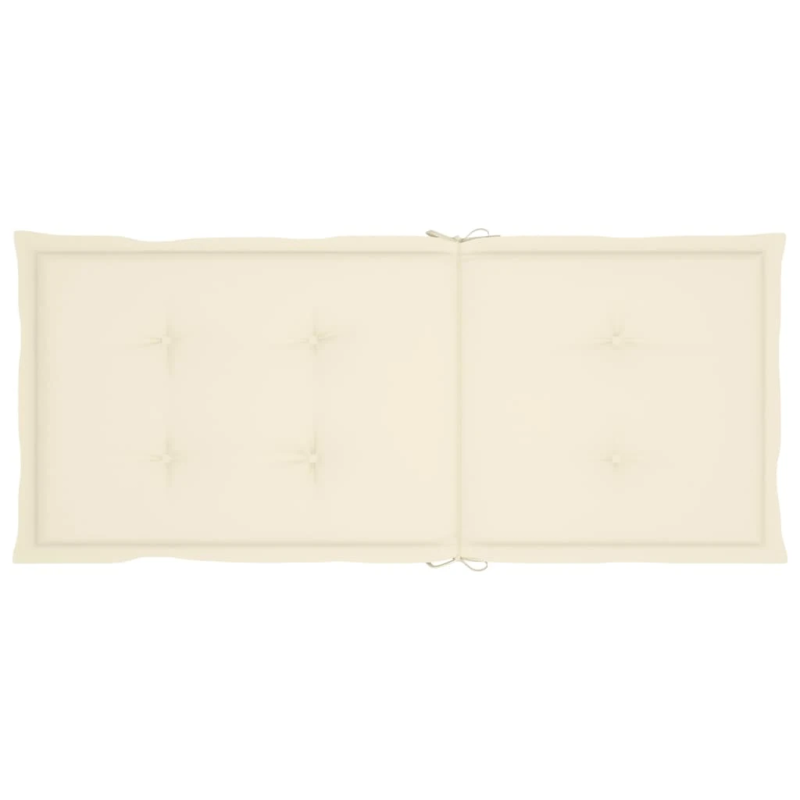 vidaXL saliekami dārza krēsli ar matračiem, 8 gab., akācijas masīvkoks