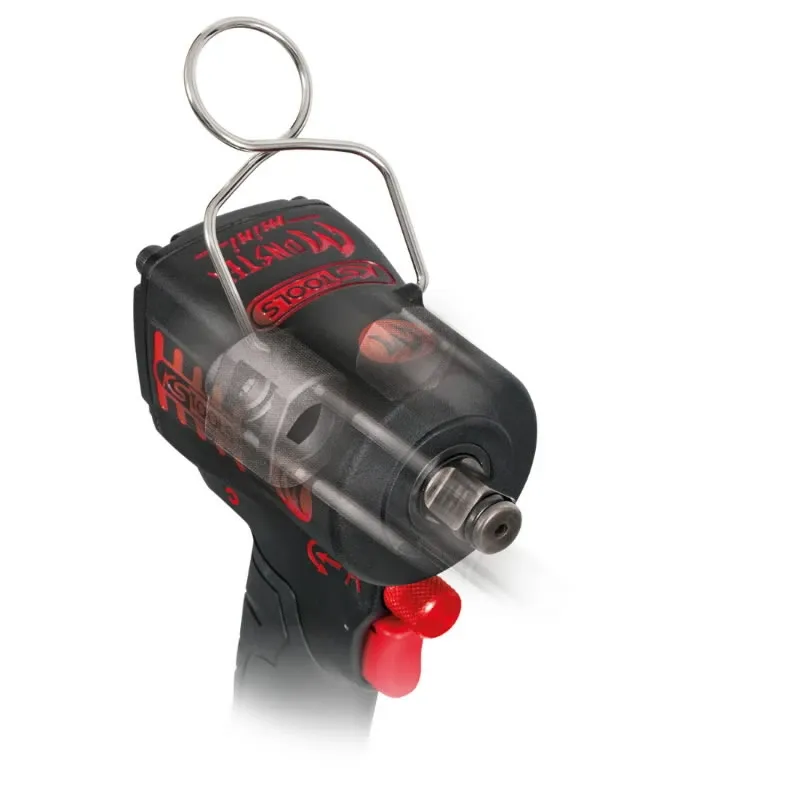Pneimatiskā triecienatslēga 1-2 MONSTER Mini 1390 Nm, KS Tools