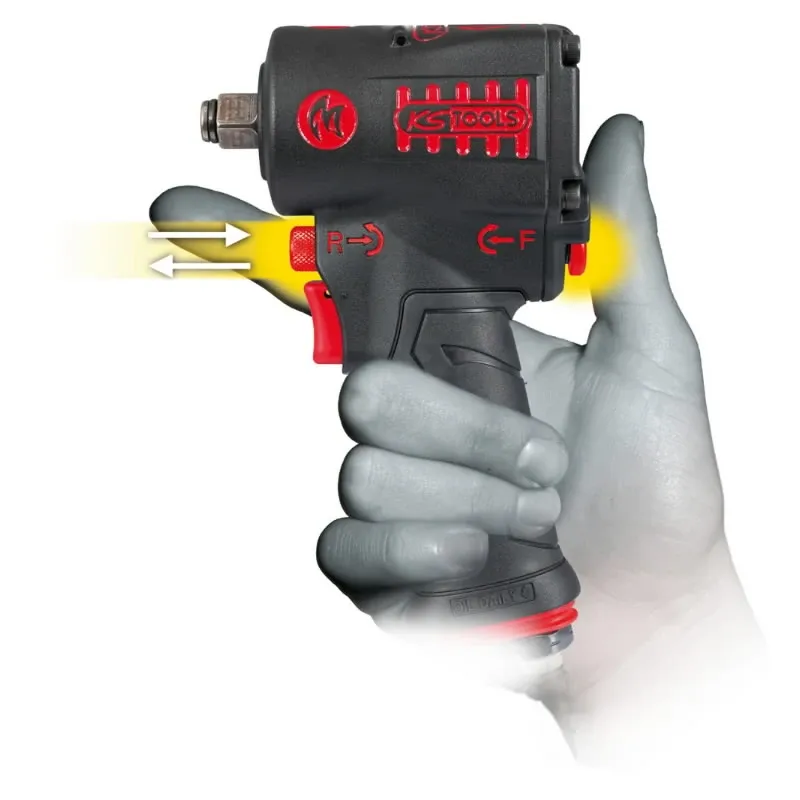 Pneimatiskā triecienatslēga 1-2 MONSTER Mini 1390 Nm, KS Tools