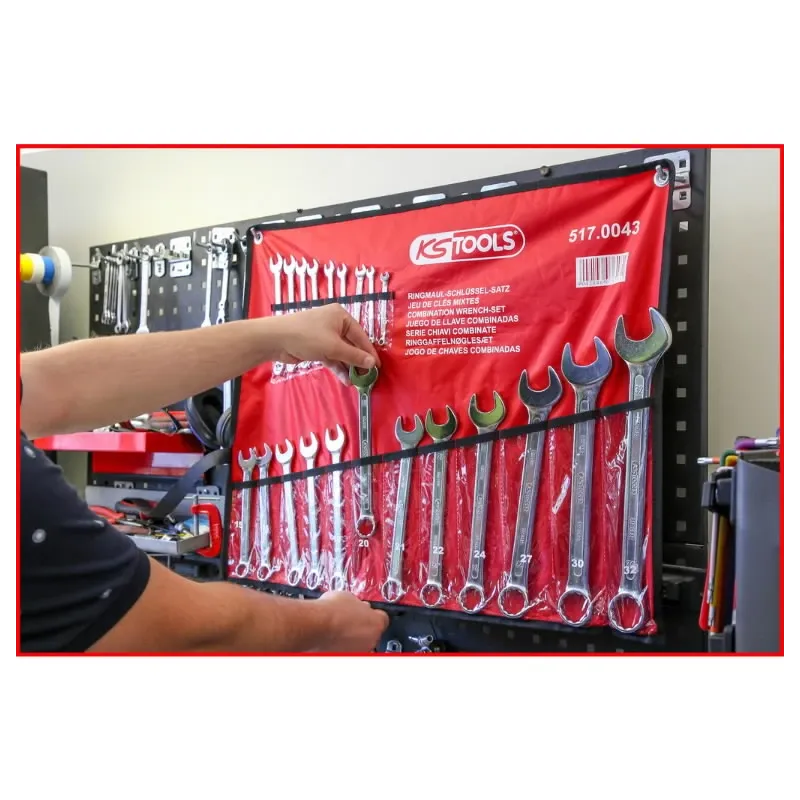 Kombinēto uzgriežņu atslēgu komplekts 6 - 32 mm, 21 gab., KS Tools