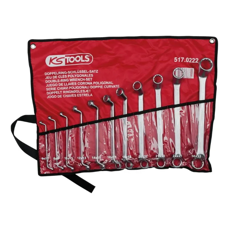 CLASSIC double ring spanner set 11pcs, 6-32mm, KS Tools