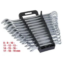 Kombinēto uzgriežņu atslēgu komplekts 8-19 mm, 12 gab., KS Tools