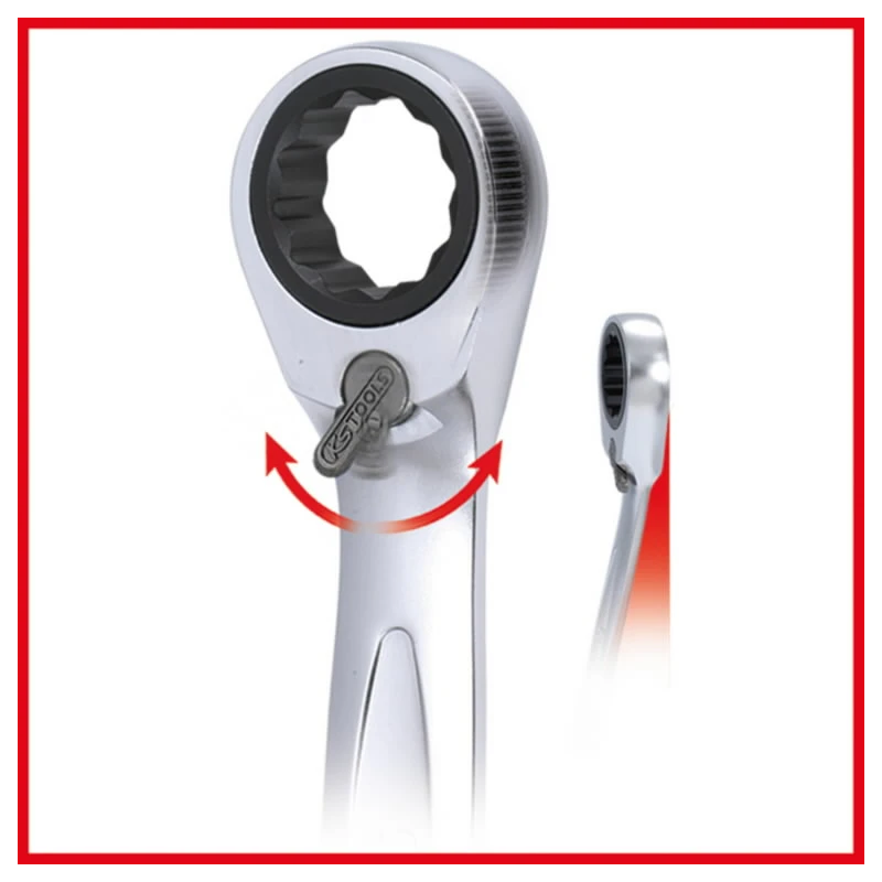 Kombinētā sprūdatslēga GEARplus 24mm, KS Tools