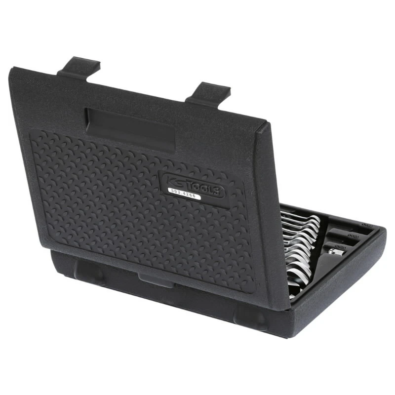 Kombinēto sprūdrata atslēgu komplekts GEARplus 8-19mm, 16gab, KS Tools