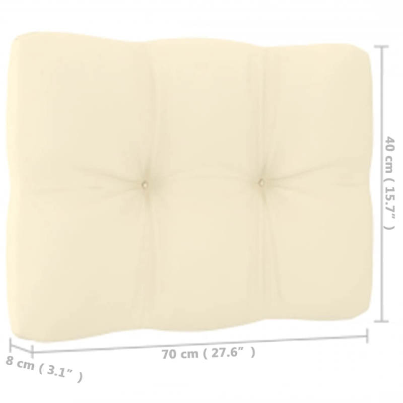 vidaXL 4-daļīgs dārza atpūtas mēbeļu komplekts ar matračiem, priede