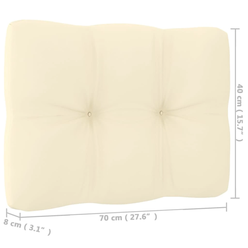 vidaXL 7-daļīgs dārza atpūtas mēbeļu komplekts ar matračiem, priede