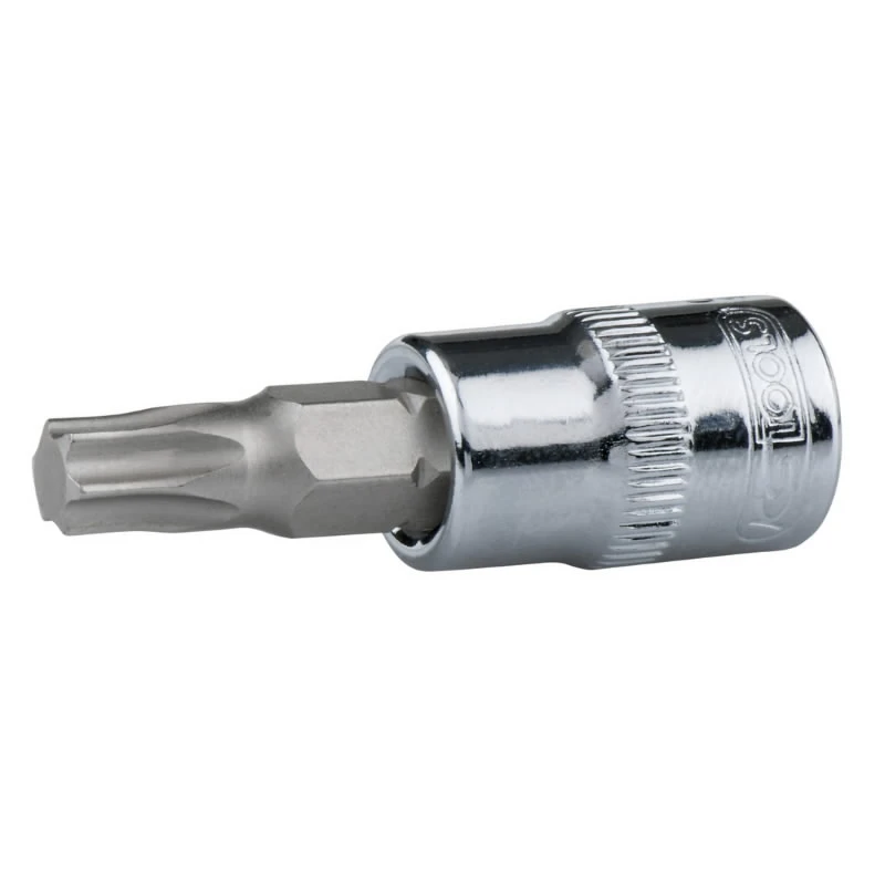1-4" CHROME+ muciņa ar uzgali, Torx T25, KS Tools