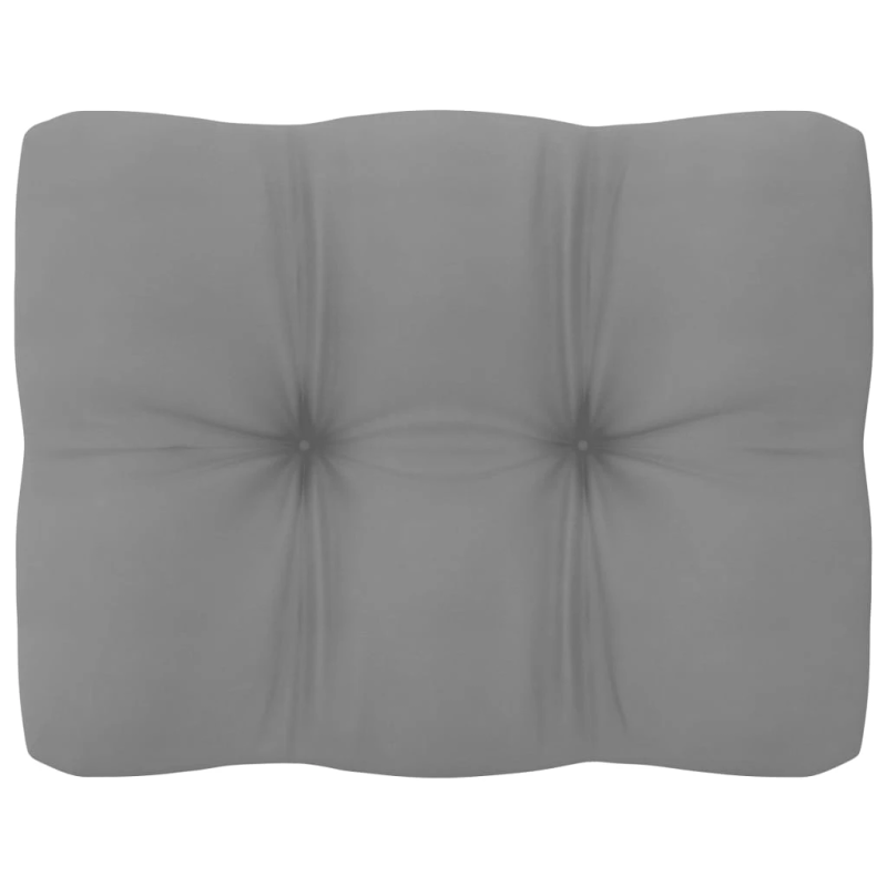 vidaXL 7-daļīgs dārza atpūtas mēbeļu komplekts ar pelēkiem matračiem