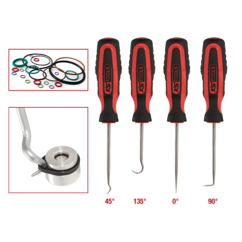 Āķu un īlenu komplekts 4 gab., KS Tools