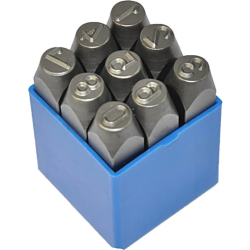 Ciparu cirtņu komplekts 5 mm, 10 gab., KS Tools