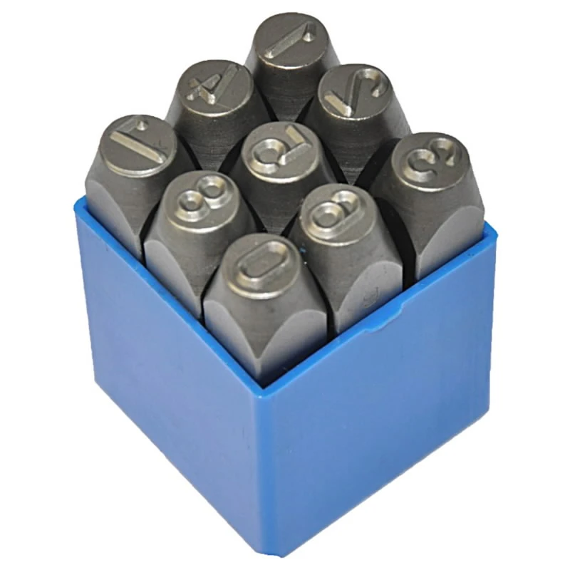 Ciparu cirtņu komplekts 5 mm, 10 gab., KS Tools