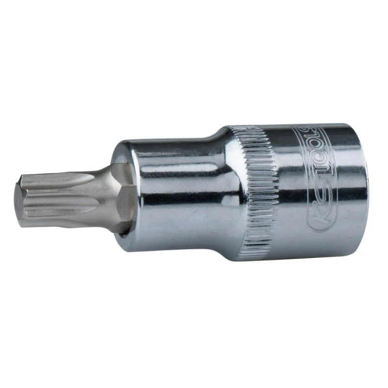 Uzgalis muciņa torx 1-2" CHROMEplus, uz pakaramās birkas T1 T50, KS Tools